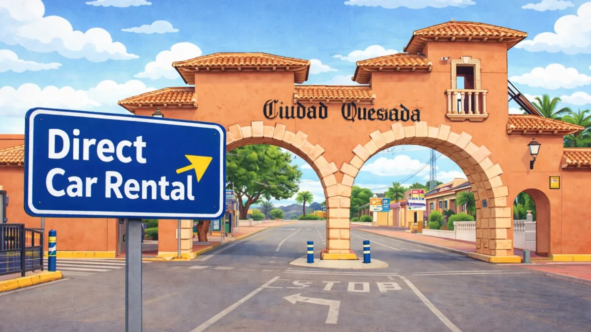 direct car rental sign ciudad quesada arches
